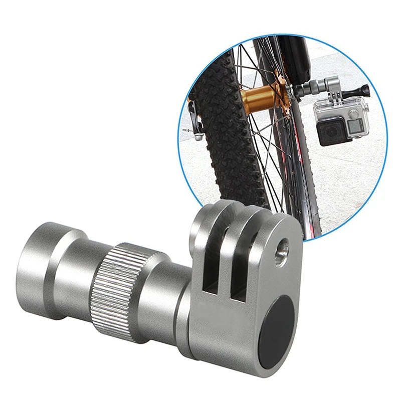 Portable Sport Photography Fixed Bracket Camera Mount Connector Stand Tripod Bicycle Axle Holder Wheel Hub For Gopro | Спорт и