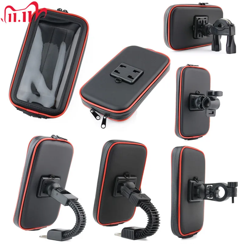 Вращающийся на 360 градусов держатель телефона для велосипеда мотоцикла