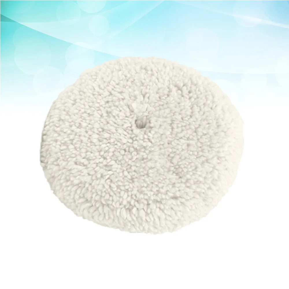 

M16 Waxing Wool Wheel Double Side Polished Pads Buffer for Car (White)