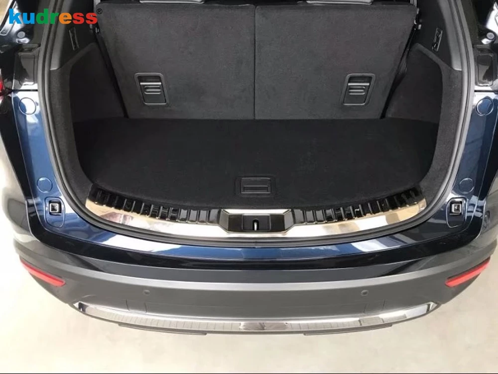 Для Mazda CX9 CX-9 2016 2017 2018 2019 2020 2021 из нержавеющей стали задний бампер крышка багажника