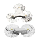 Прибор для измерения шага резьбы, измерительный инструмент, Метрическая метрическая система SAE, 60 , 55 