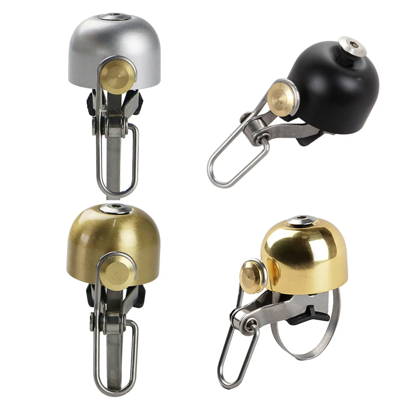 

Bicycle Bell Retro Bike Copper Ring Folding Bikes Handlebar Copper Ring Horn Safety Warning Alarm Parts Bicycle Accessory