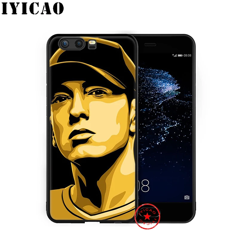 IYICAO Eminem 8 Mile мягкий чехол для huawei P30 P20 P10 P9 P8 2017 2016 2015 P Smart Z Plus 2019 mate 20 10 Lite Pro Mini |