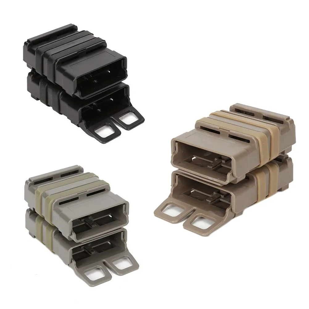 

2pcs Fast Mag Holders Outdoor Holster Clip System Hunting Magazine Pouch 5.56 Mag M4 Fast Magazine Pouch Quick Attach