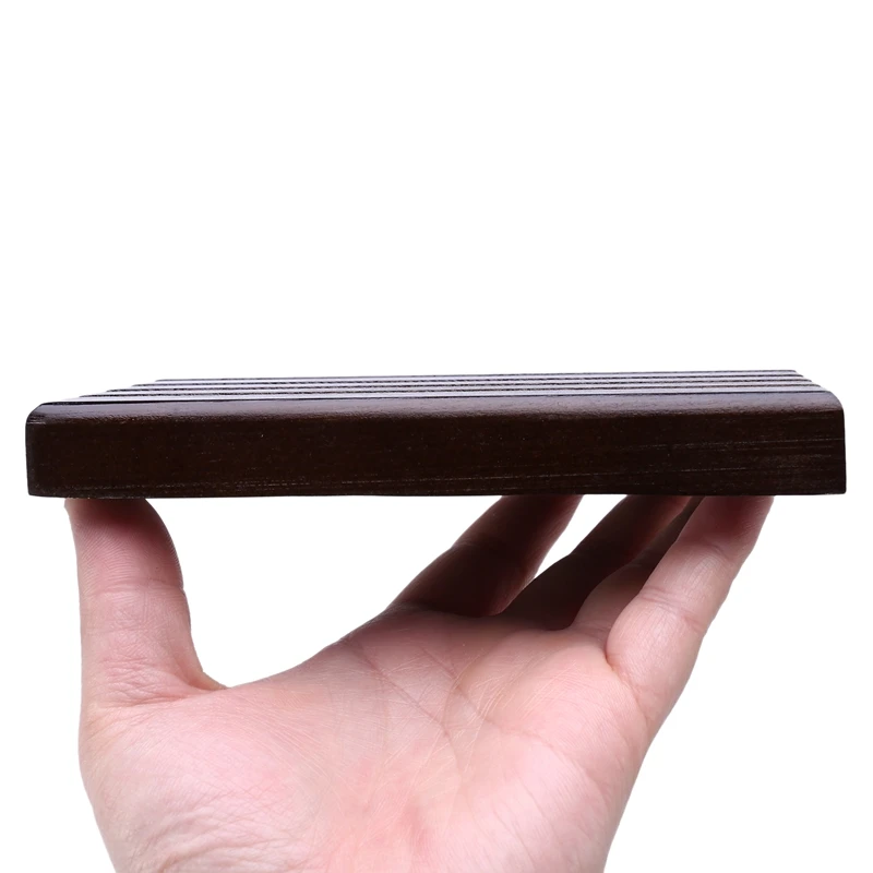 

Challenge Coin Display Stand Rack Coin Holder 4-Row Torched Wood Challenge Coin Display Holder Stand