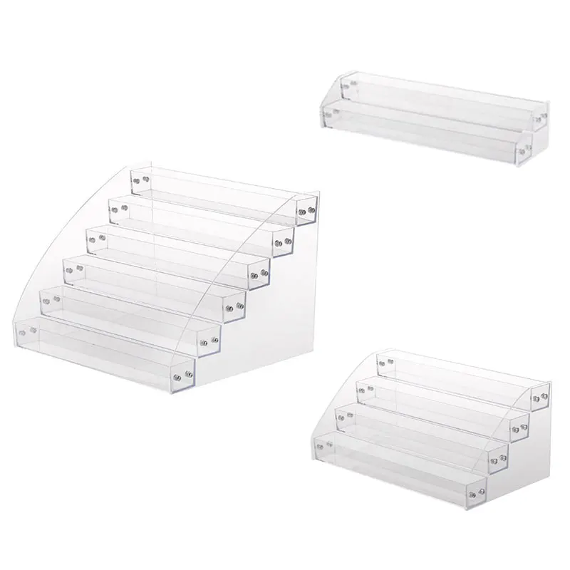 

Clear Acrylic Liquid Pigment Bottles Storage Box Organizers Lipstick Jewelry Display Holder Nail Polish Rack
