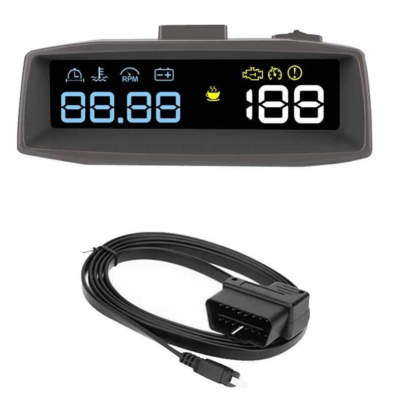 Автомобильный проектор OBD2 II EUOBD универсальный дисплей HUD со - Цена: 1268.08