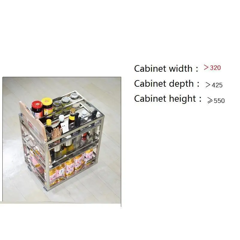 

Cucina Accesorios Armario Organizer Stainless Steel Cozinha Cuisine Cocina Kitchen Cabinet Cestas Para Organizar Basket