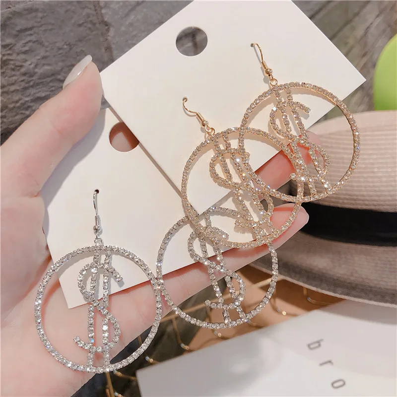 2019 Модные Классические Золотые витые серьги гвоздики в виде любовного узла для