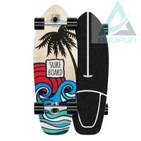 addfun 4 wheels land surfboard skateboard surfskate for professional adults high elasticity stability bracket street fashion