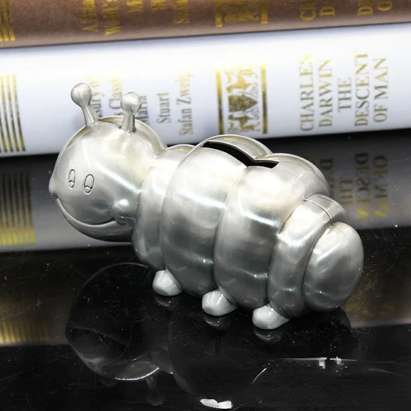 Creative Bug Shape Metal Piggy Bank Money Coin Dispenser for Children's Safe | Дом и сад