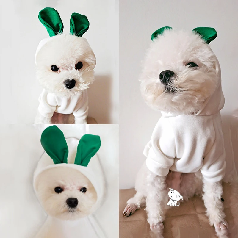 

Warm Dog Winter Clothes Cute Fruit Dog Coat Hoodies Fleece Pet Dogs Costume Jacket for French Bulldog Chihuahua Ropa Para Perro