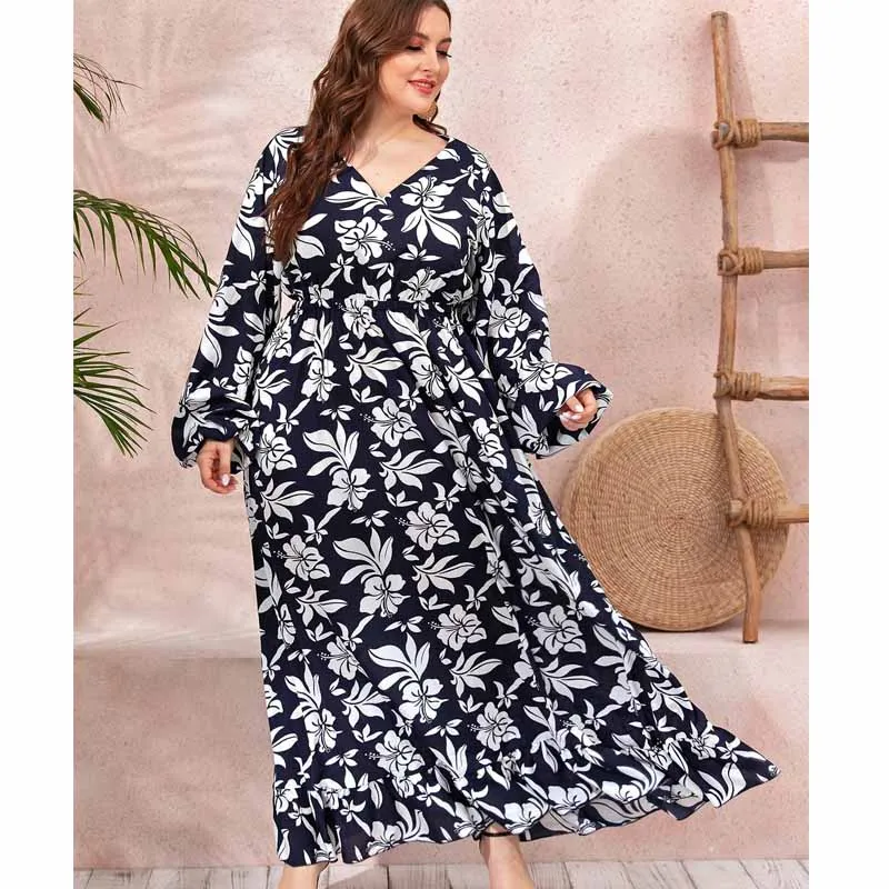 2020 мусульманское платье Abaya Женский кафтан с длинным рукавом свободные Макси