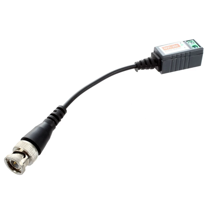 2 сети CAT 5 камера CCTV BNC коаксиальный пассивный видео балун UTP адаптер