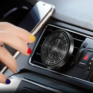 new car clock mobile phone bracket magnetic suction air outlet paste bracket universal navigation high end bracket auto parts free global shipping