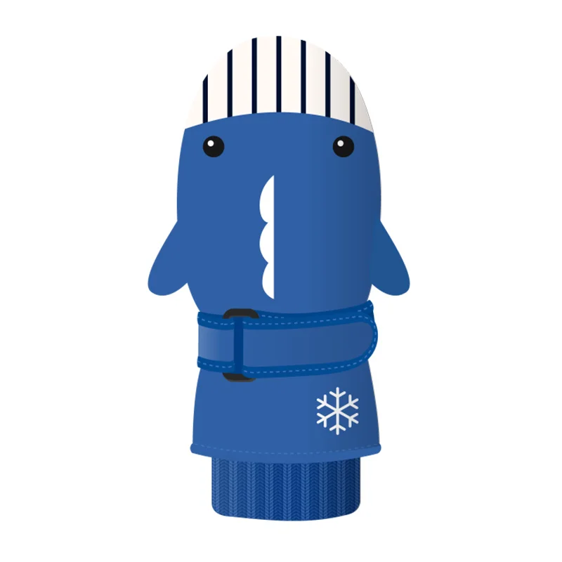 Перчатки для мальчиков и девочек зимние варежки теплые без пальцев Детские