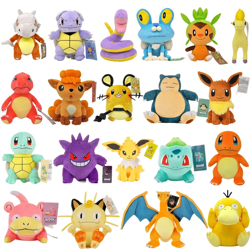 Покемон плюшевый Eevee Charizard blastise Greninja Gengar Пикачу храплакс Сквиртл чармандер псидак