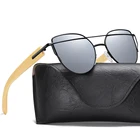 Деревянные солнцезащитные очки EZREAL для мужчин и женщин, бамбуковые солнцезащитные очки UV400, фирменный дизайн, оригинальные деревянные очки для 2236S