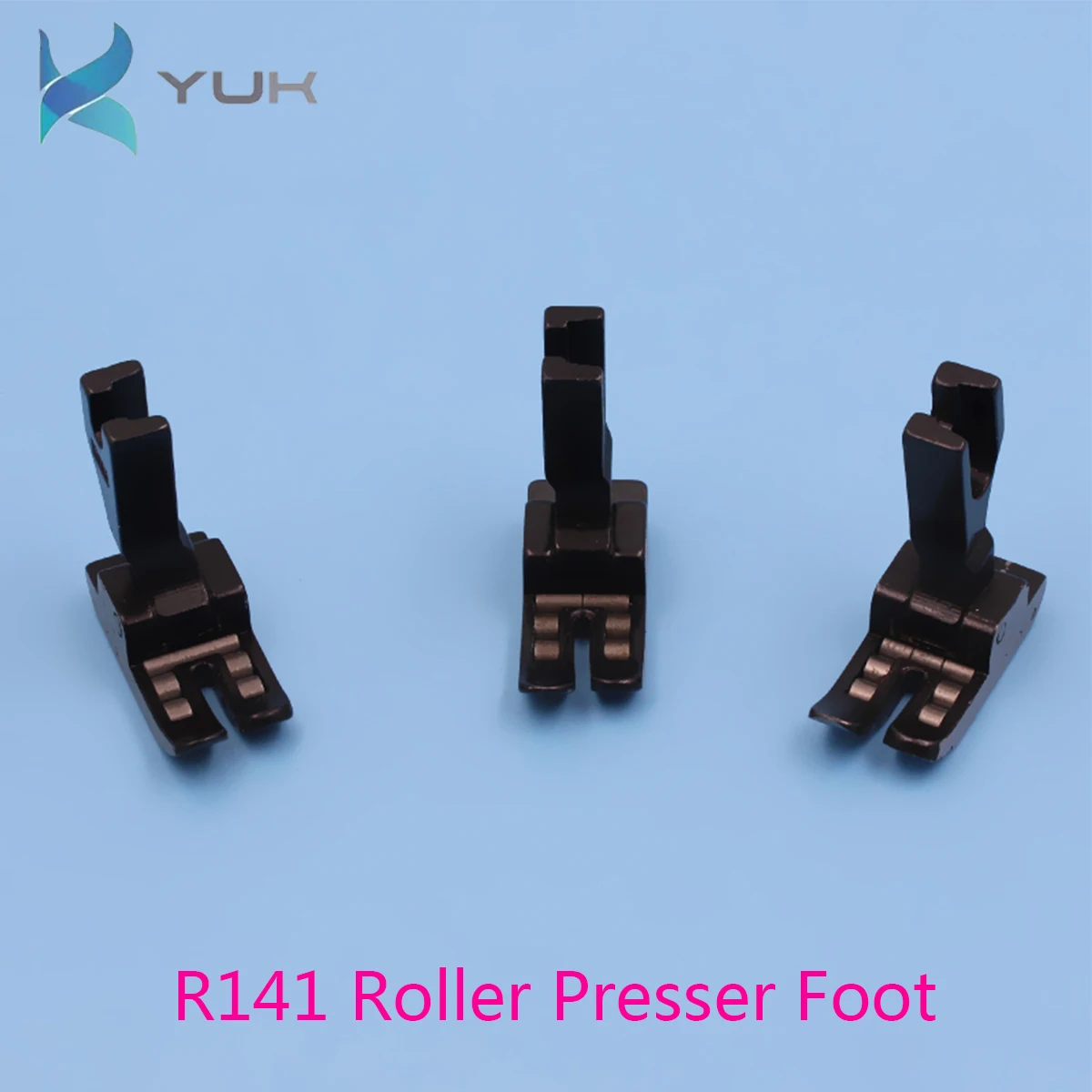 

R141 Roller Presser Foot For Industrial Lockstitch Sewing Machine Accessories 1 Single Needle Presser Feet with Wheel Leather