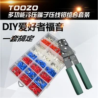 electrician ot fast cold pressing terminal crimping pliers wiring pliers multi function wire nose pliers wire clamp set