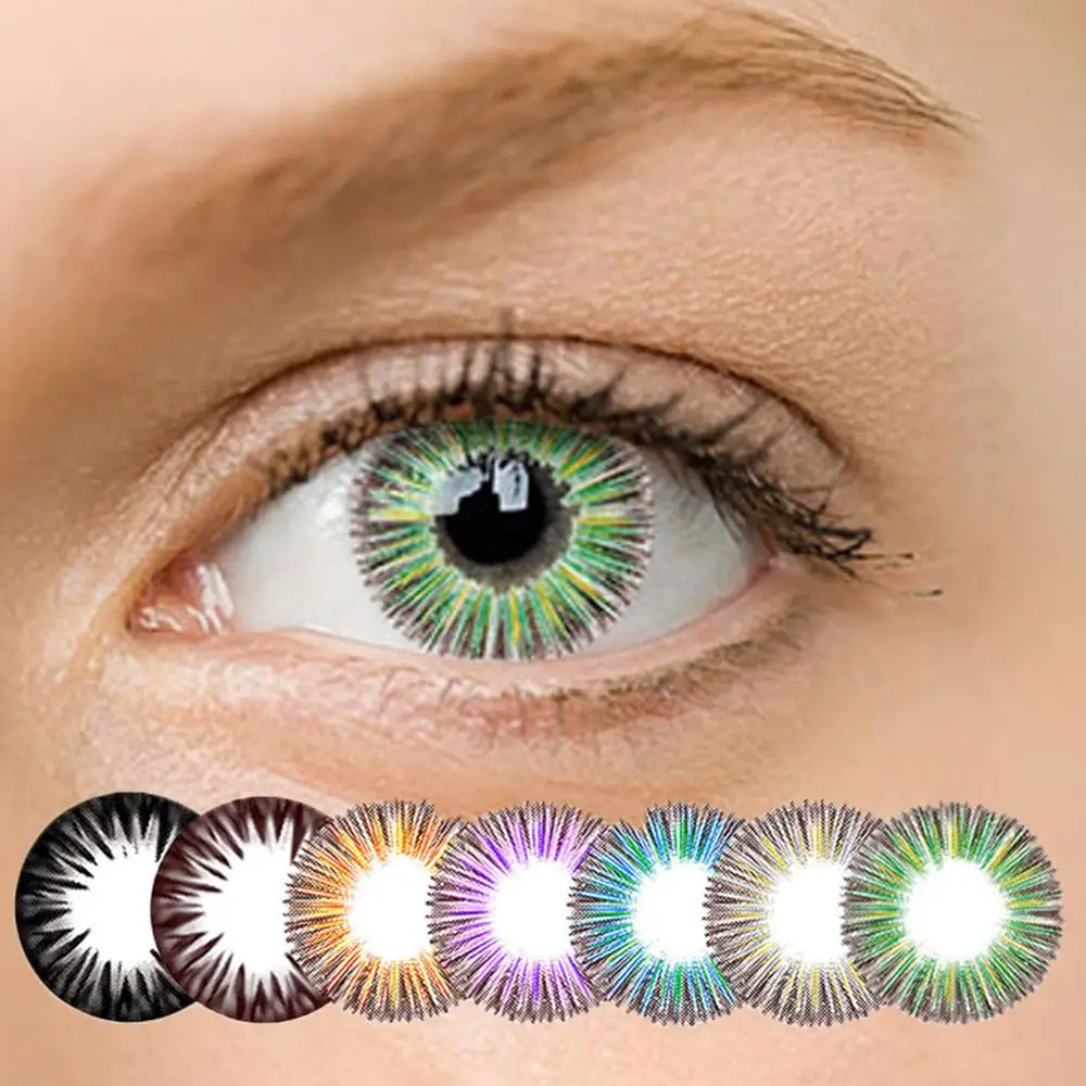 1 пара Прекрасные Многоцветные украшения для косплея инструменты макияжа глаз