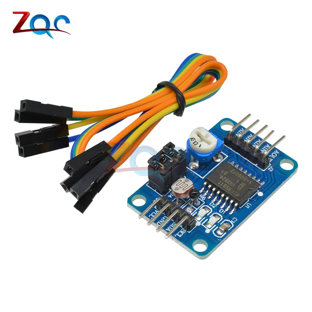 Преобразование аналогового сигнала в цифровой/аналоговой преобразователь PCF8591