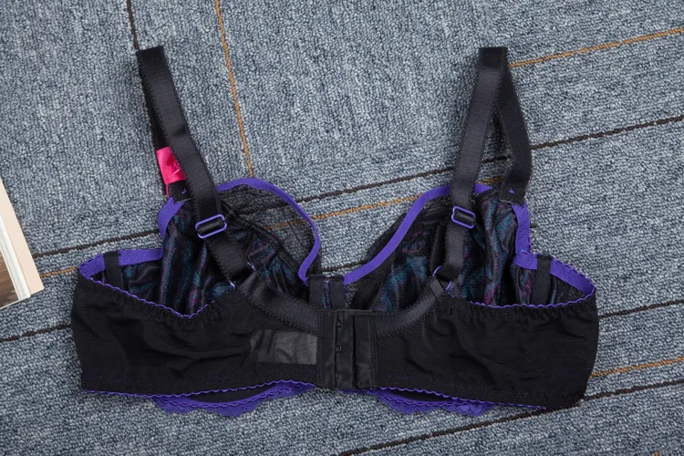 Бюстгальтер Без подкладки размера плюс с полным покрытием на косточках без