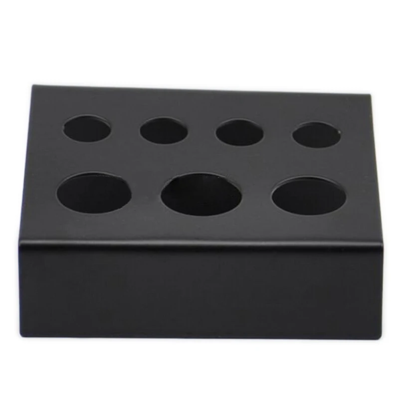 

Stainless Steel Tattoo Black Ink 7 Cup Cap Holder Stand Supply New