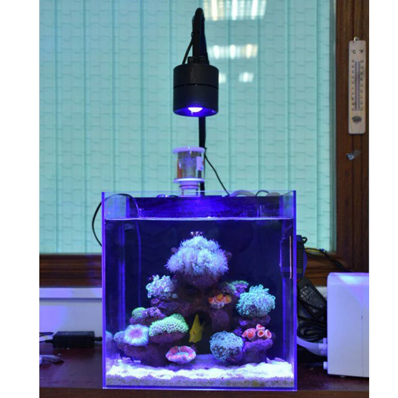 저렴한 암초 수족관 해수 산호초 Led 조명 30W 70W 바다 물 일출 일몰 전체 스펙트럼 LED 바다 산호초 조명 튜브 클램프
