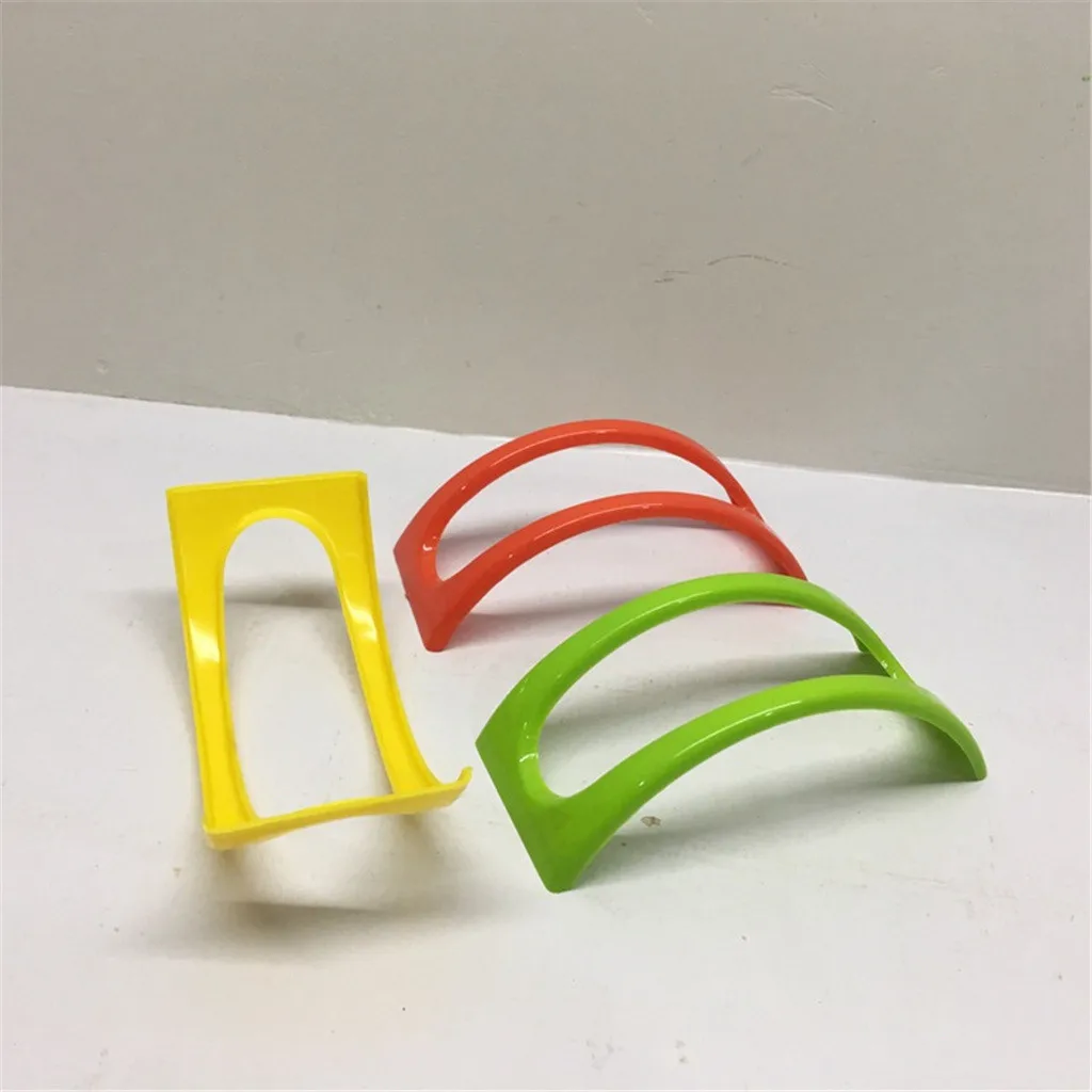 

12pcs Colorful Plastic Taco Shell Holder Taco Stand Plate Protector Food Holder Kitchen Products Pancake Rack Stand Holds