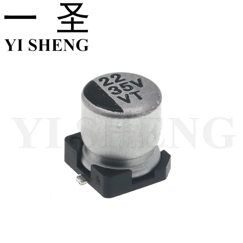 

10PCS Electrolytic capacitor 35V22UF 5*5mm SMD aluminum electrolytic capacitor 22uf 35v