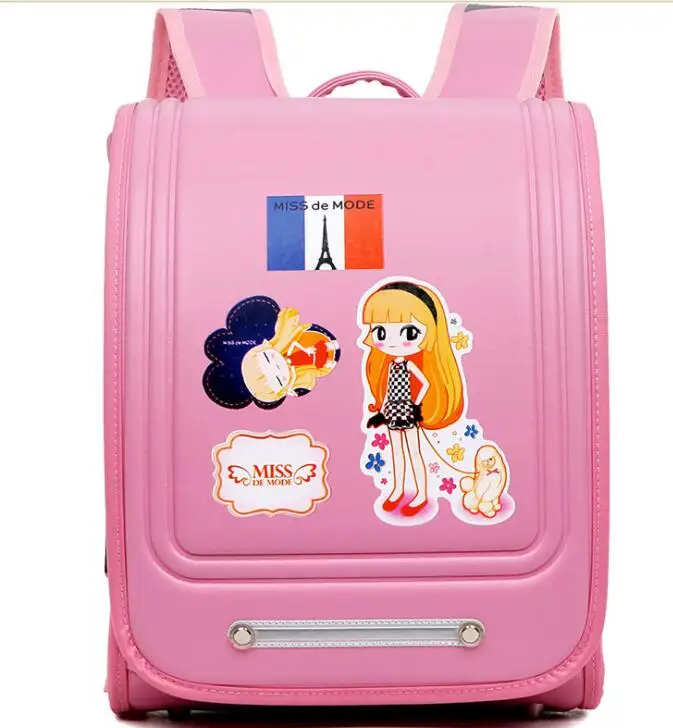 Рюкзак для девочек, школьный, ортопедический, из ПУ кожи, в японском стиле