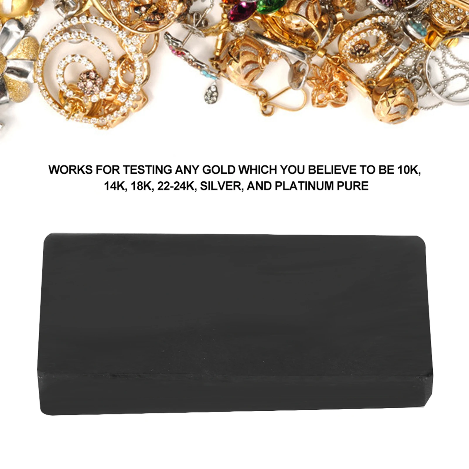 Jewelry Gold Silver Testing Touchstone High Purity Graphite Stone Pure Platinum Detecting Tool Accessory Jeweler | Украшения и