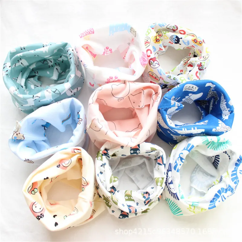 Весенне осенне зимний детский ветрозащитный эластичный хлопковый шарф для