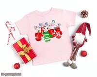 new arrival 2022 axolotl cartoon print tshirt girls merry christmas gift kids clothes harajuku kawaii childrens clothing tops
