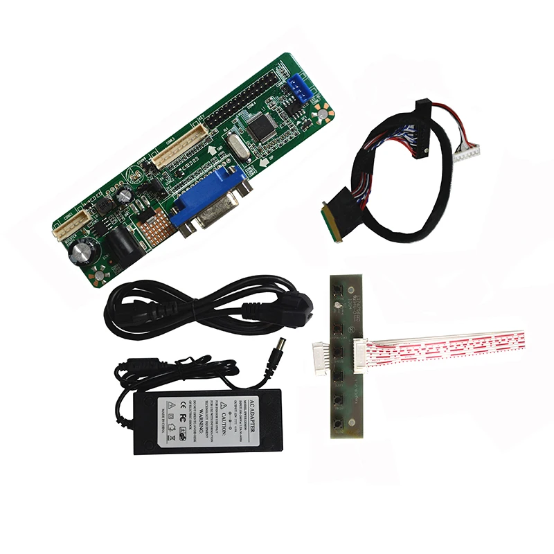 VGA для LVDS ЖК-дисплей светодиодный контроллер доска для LTN156KT01 LTN156KT02 LTN156KT03 LTN156KT04 LTN156KT06 15,6 дюймов 1600x900 (art.: 79a073ecb) - 79a073ecb