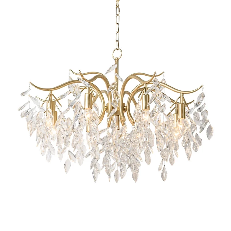 Современный американский классический Хрустальная люстра свет подвесной