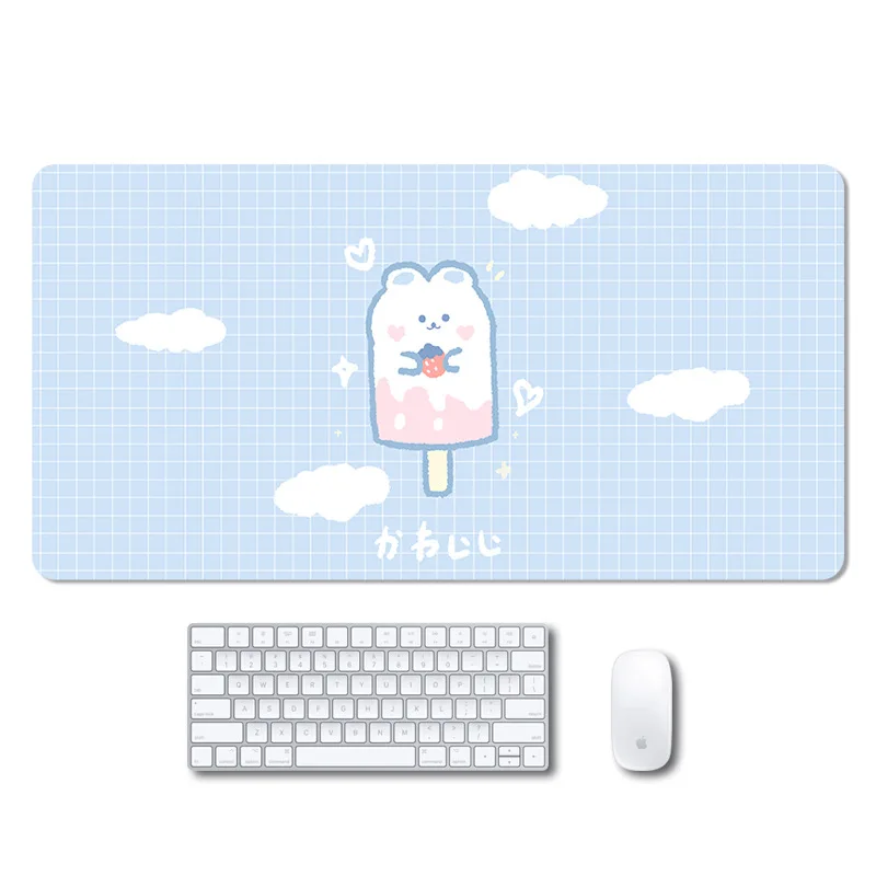 

Ins Wind Resistant Table Mat Creative Student Writing Desk Mat Placemats for Table Large Waterproof Mouse Pad Cute Girl