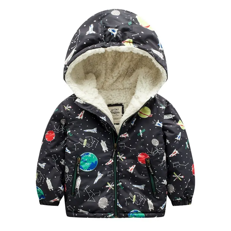 2018 New Arrival Limited Full Private And Velvet With Thick Cotton-padded Jacket Baby Windbreaker Coat Clothes Charge | Детская одежда