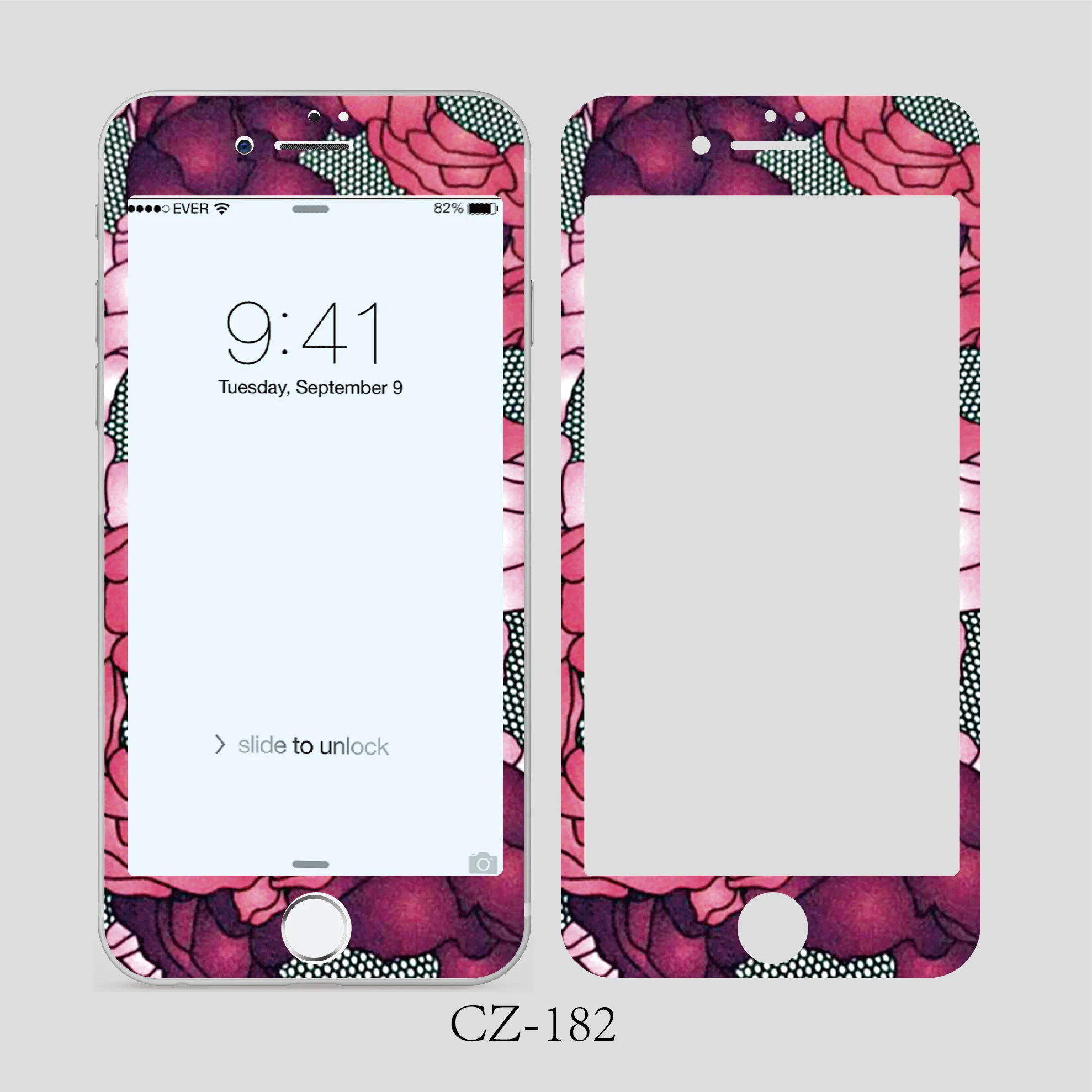 3D углеродное волокно Ретро Цветы Закаленное стекло пленка для телефона iphone 8 Plus 7 6