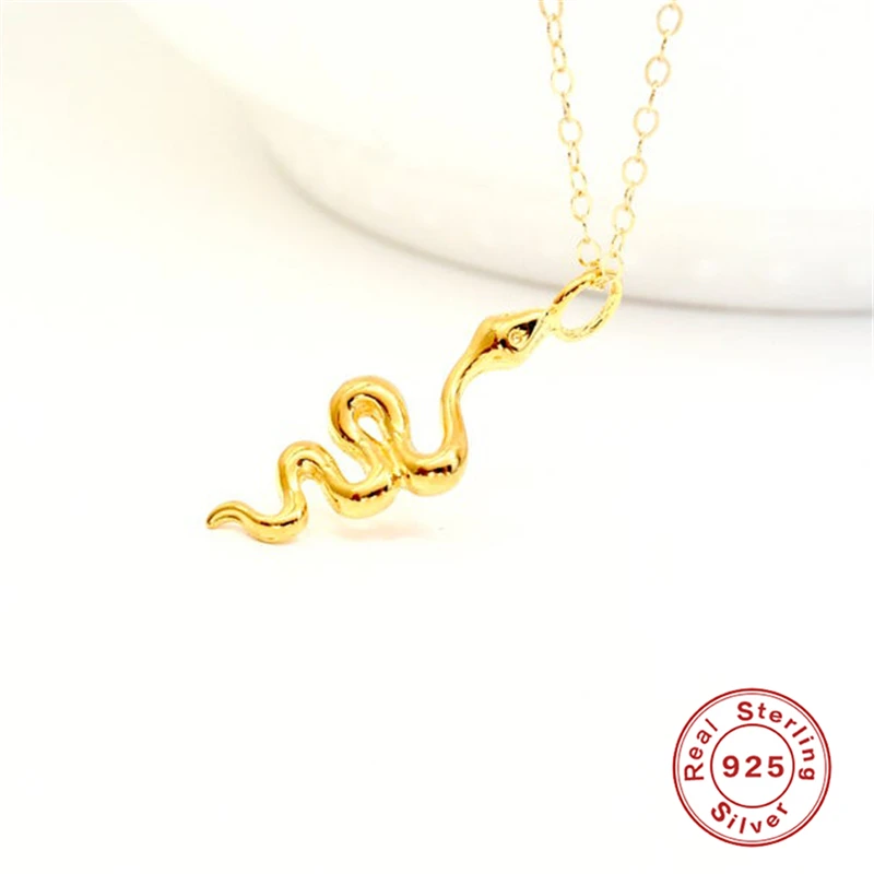 Ожерелье-змейка женское из серебра 925 пробы на юбилей | Украшения и аксессуары