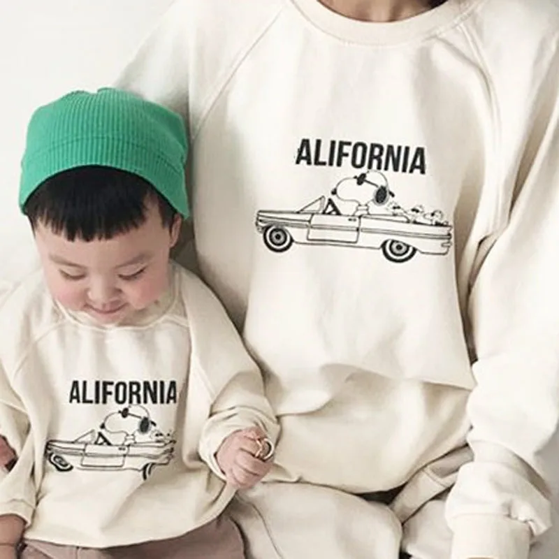 Новая Осенняя семейная одежда MILANCEL семейный наряд в Корейском стиле