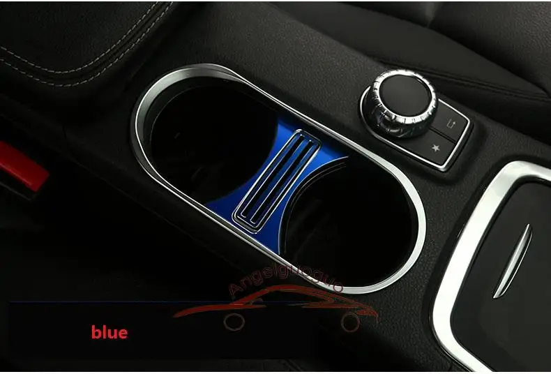 Автомобильная наклейка для подстаканника 3 цвета алюминиевый сплав Mercedes Benz A class