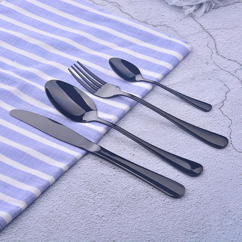 Набор столовых приборов из нержавеющей стали нож вилка ложка|Столовые сервизы| |