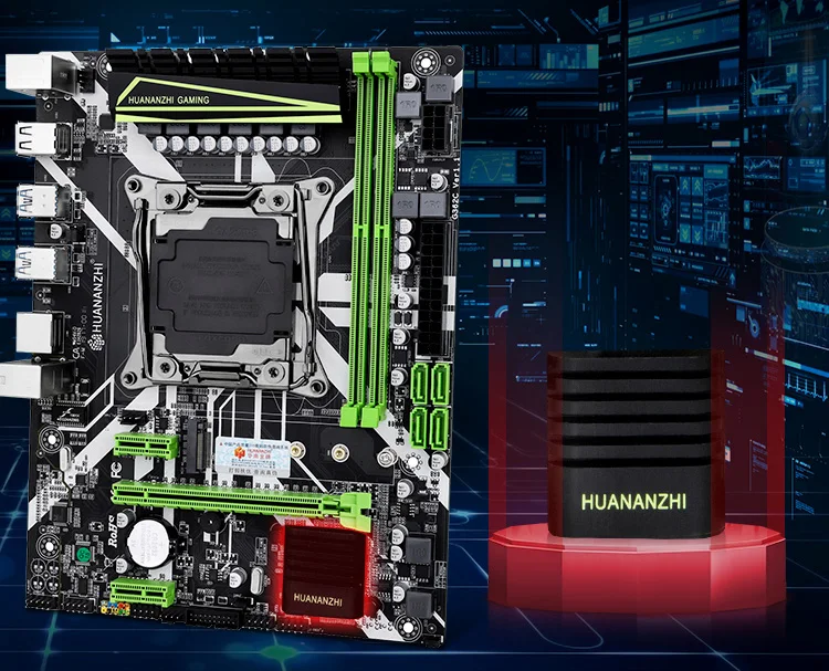 Бренд HUANANZHI X99 LGA2011-3 материнская плата комплект X99 материнская плата с M.2 NVMe Слот Процессор Xeon E5 2695 V3 ram 32G(2*16G) 2400 DDR4