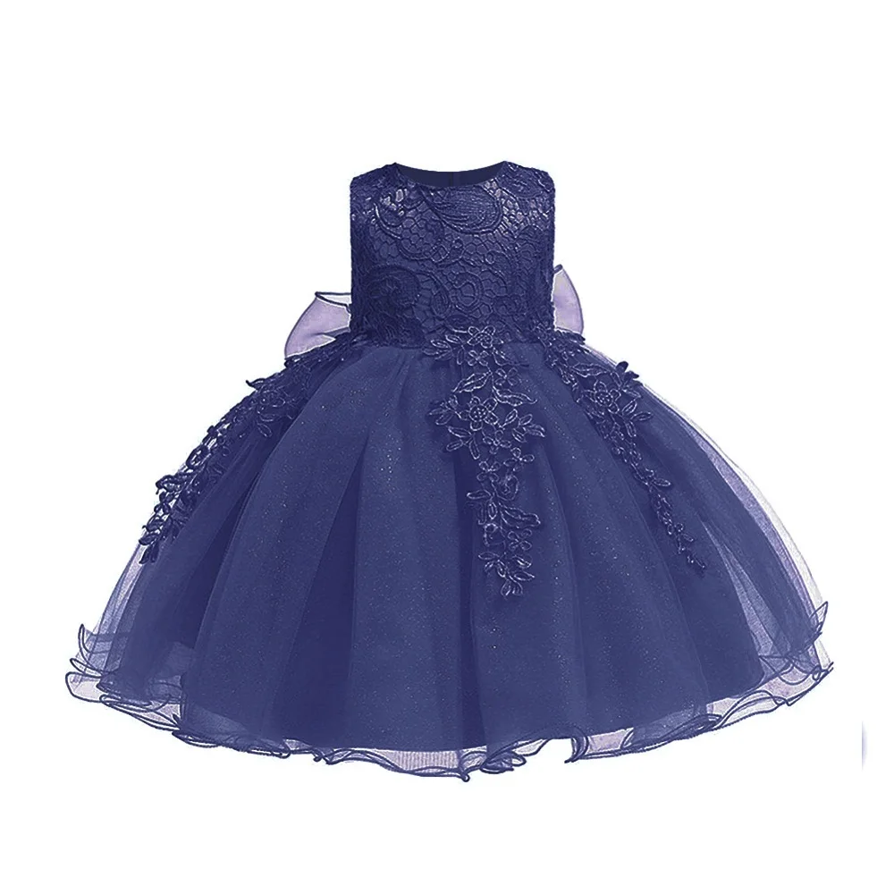 Платье для дня рождения маленьких девочек торжественное платье с цветочным