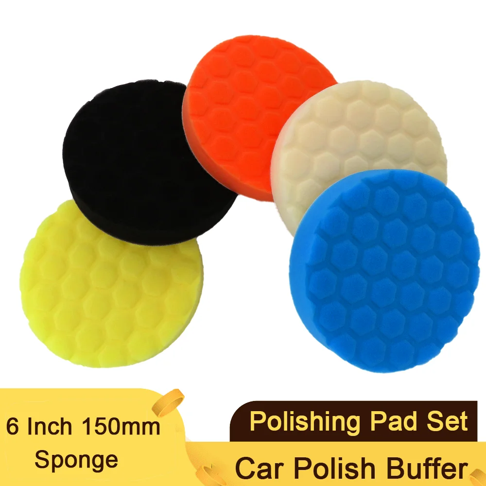 5 шт. набор аксессуаров для полировки автомобиля 6 дюймов |