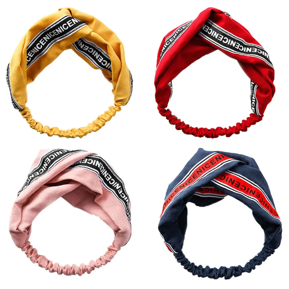 Модные женские головные повязки в Корейском стиле аксессуары для волос ободок