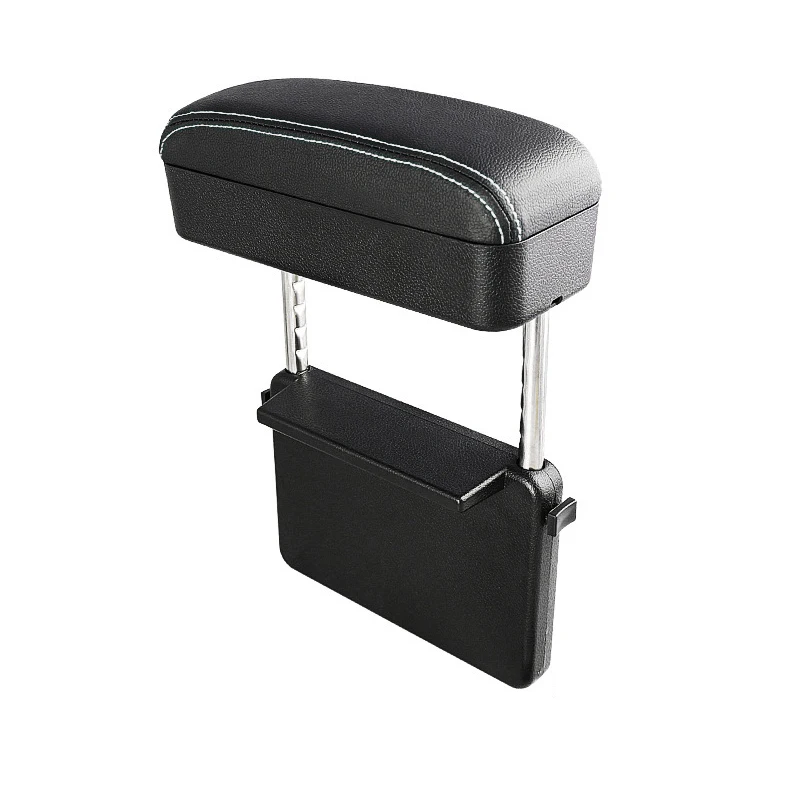 Black line Armrest Автомобильное кресло для хранения, щелевой Органайзер, внутренний подлокотник, поддержка для отдыха в дороге, поддержка беспроводной зарядки, автомобильные аксессуары - Название цвета: Black line Armrest