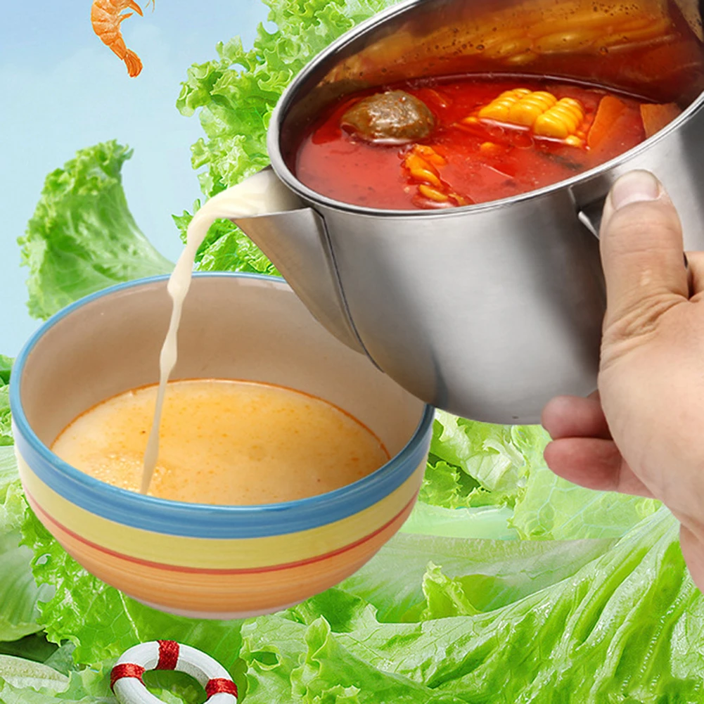 Многофункциональные кухонные аксессуары из нержавеющей стали соусник суп